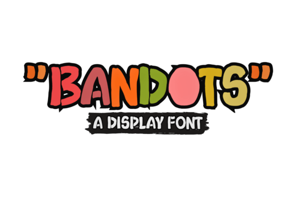 Bandots: A Bold Display Font That Anchors Digital Branding