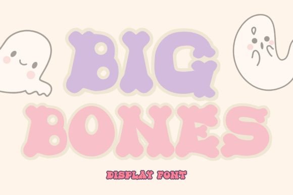 Big Bones: A Retro Halloween Display Font That Delivers Personality at a Glance