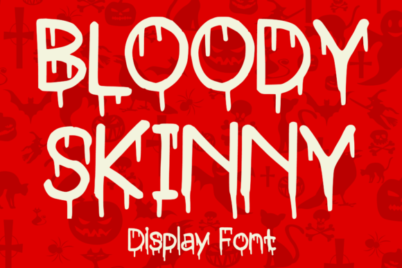 Bloody Skinny: A Playful Display Font That Adds Personality to Your Brand