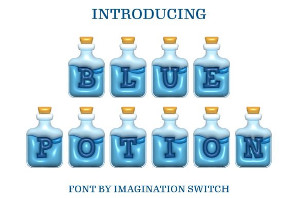 Blue Potion Inflated: A Display Font That Lifts Your Digital Brand