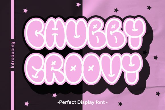 Chubby Groovy: A Playful Display Font for Handmade Products