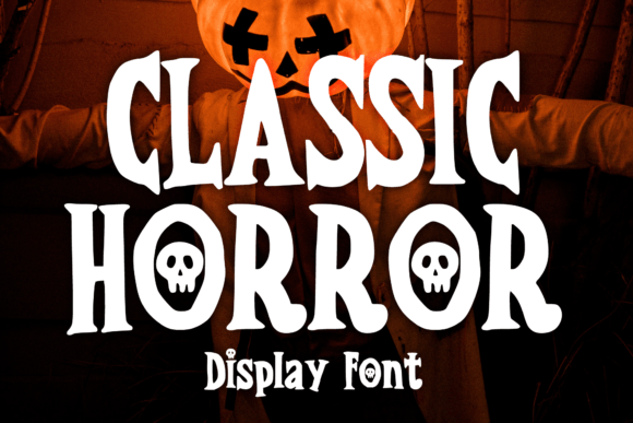 Classic Horror: A Playful Display Font for Digital Branding