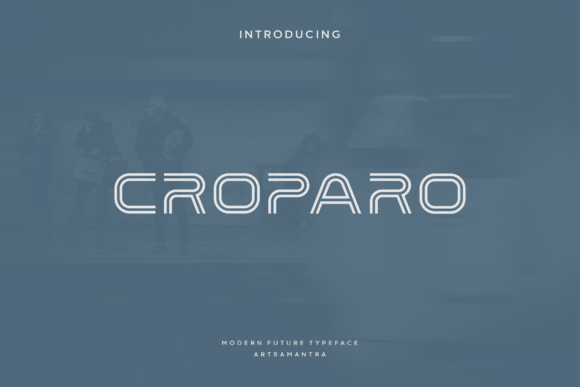 Croparo: A Display Font That Cuts Through the Feed
