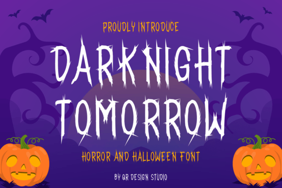 Darknight Tomorrow: A Display Font That Commands Attention