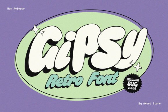 Gipsy: A Bold Retro Display Font That Elevates Real Branding