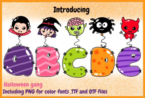 Halloween Gang: A Playful Display Font That Grabs Attention
