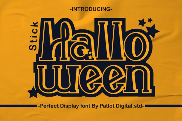 Halloween Stick: A Playful Display Font for Festive Branding