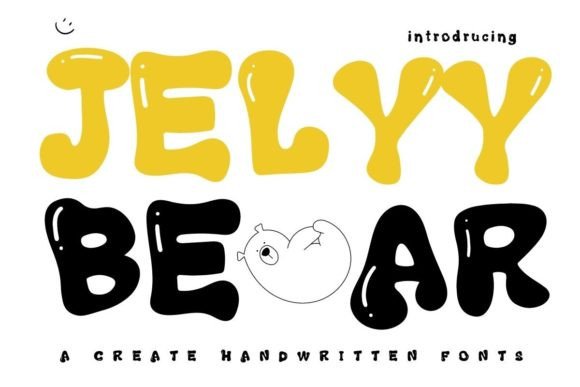 Jelly Bear: A Playful Display Font for Digital Branding