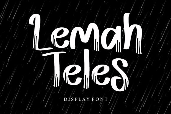 Lemah Teles: A Display Font That Commands Attention—Not Clarity