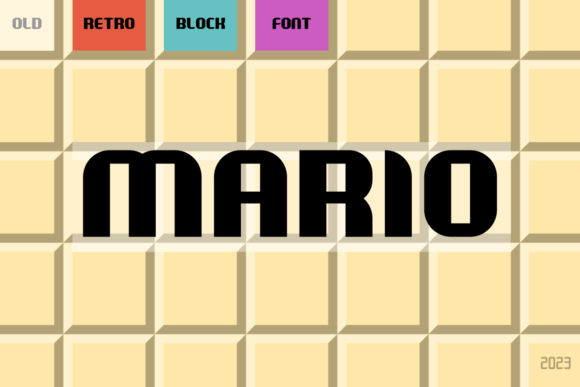Mario: A Bold Display Font That Grabs Attention—Fast