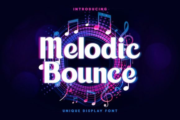 Melodic Bounce: A Display Font That Lifts Your Digital Brand