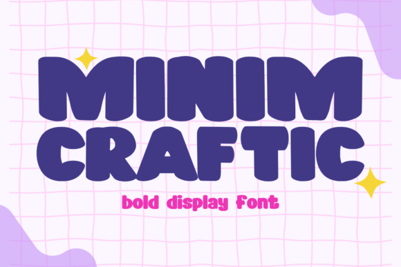 Minim Craftic: A Bold Display Font for Small Business Branding