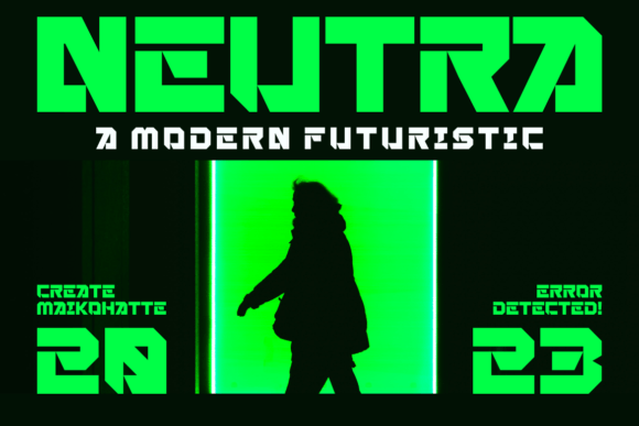 Neutra: A Futuristic Display Font That Anchors Calm