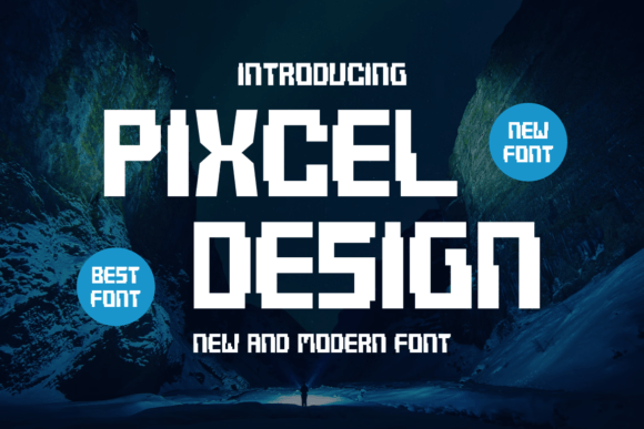 Pixcel Design: A Whimsical Display Font for Handmade Creators