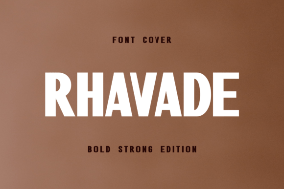 Rhavade: A Bold Display Font That Elevates Real Small Business Branding