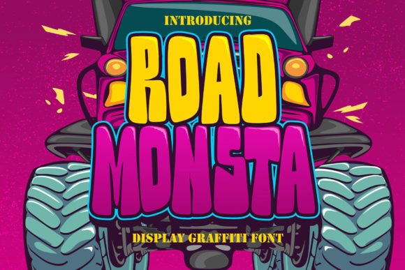 Road Monsta: A Bold Display Font for Digital Brand Impact