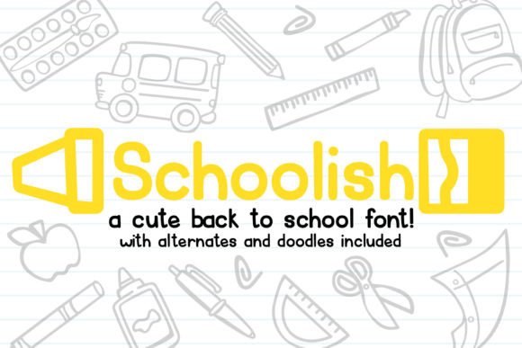 Schoolish: A Display Font That Feels Like a Smile