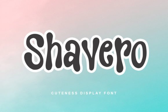 Shavero: A Friendly Display Font for Small Business Branding