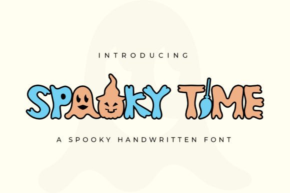 Spooky Time: A Playful Handwritten Display Font for Crafters