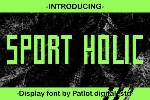 Sport Holic: A Bold Display Font for Impactful Web Headlines