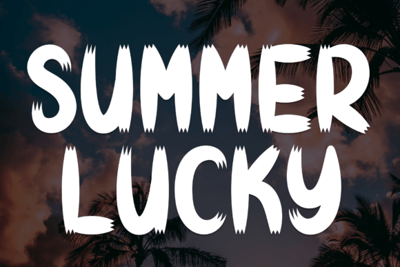 Summer Lucky: A Friendly Display Font for Warm, Human Digital Experiences