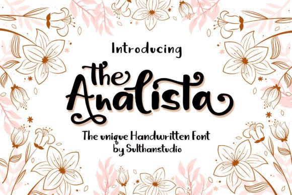 The Analista: A Playful Display Font for Editorial Charm