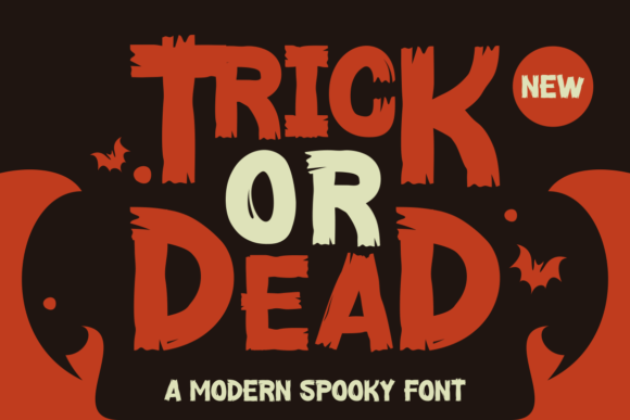 Trick or Dead: A Spooky Display Font with Editorial Soul