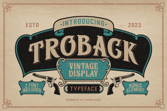 Troback: A Display Font That Earns Its Space