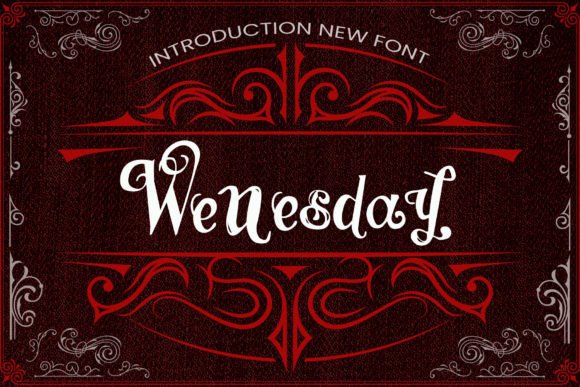 Wenesday Vintage: A Bold Retro Display Font for Handmade Creators